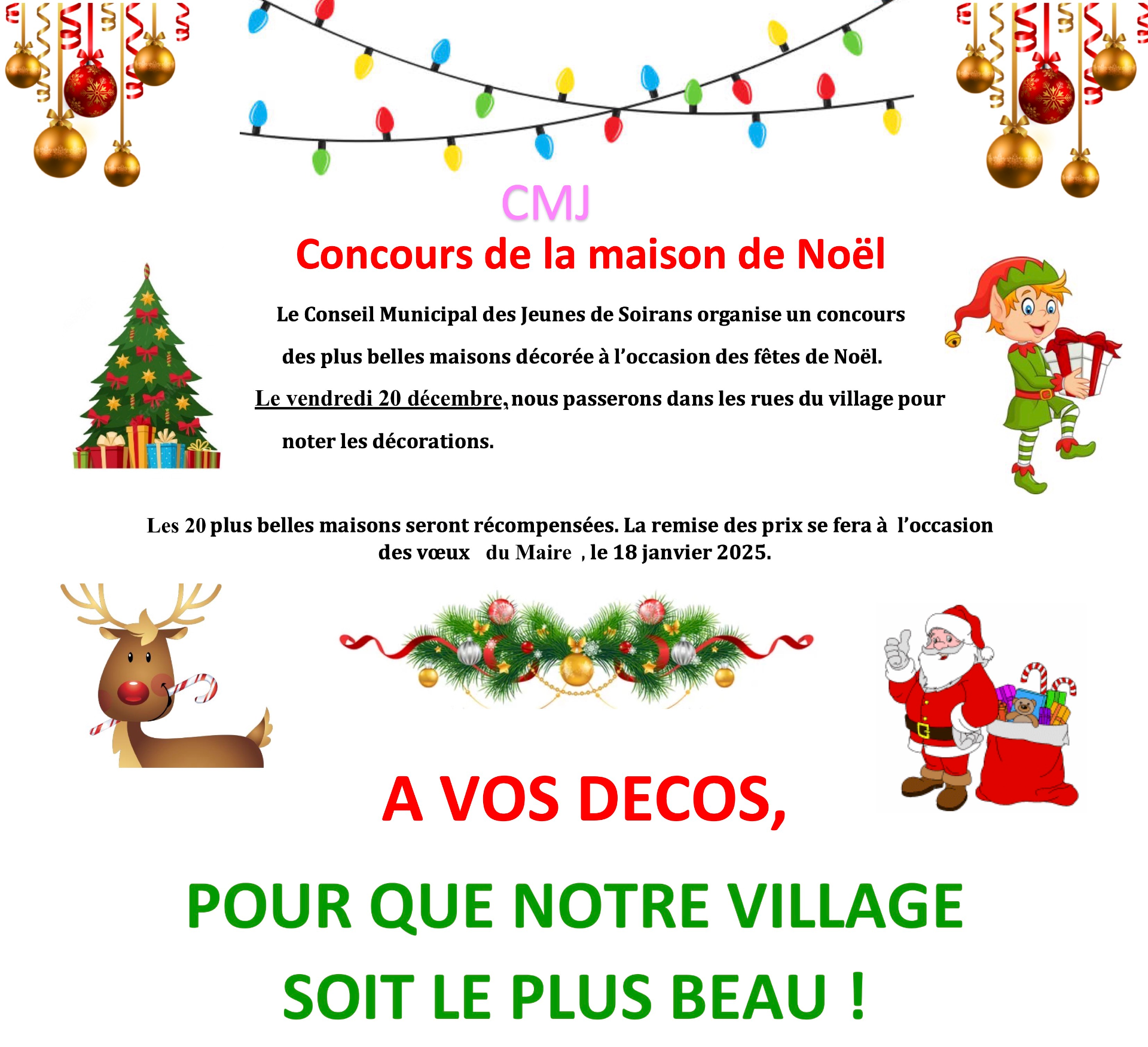 tract maisons décorées